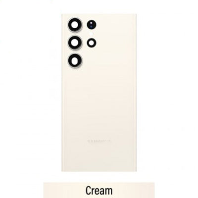 Samsung Galaxy S23 Ultra Back Glass Replacement - Cream back glass replacement part