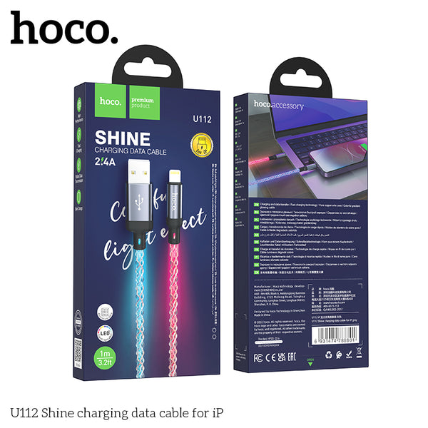 HOCO U112 Shine charging data cable for iP