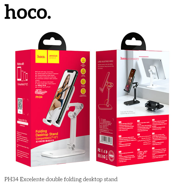 Hoco PH34 Tabletop Folding Holder - White