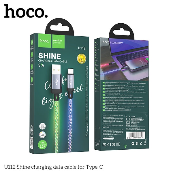HOCO U112 Shine charging data cable for Type-C