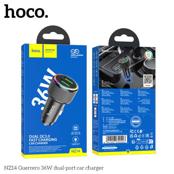 HOCO NZ14B Guerrero PD50W(2C) car charger