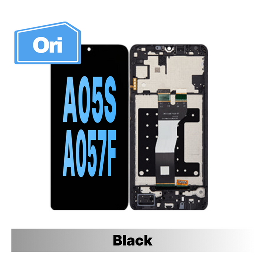 Samsung Galaxy A05S/A057F Original New Screen with Frame - Black
