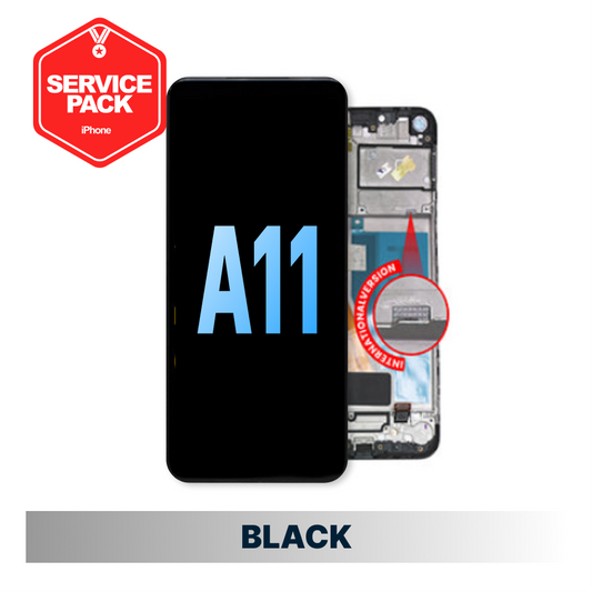 Samsung Galaxy A11 Service Pack OLED Screen - Black