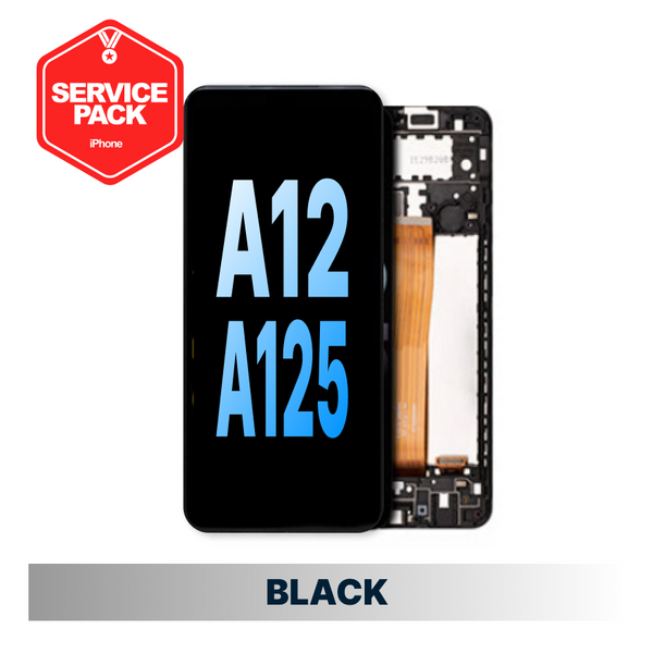 Samsung Galaxy A12/A125 Service Pack Screen With Frame