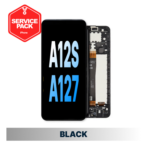 Samsung Galaxy A12S/A127 Genuine Original Service Pack - Black