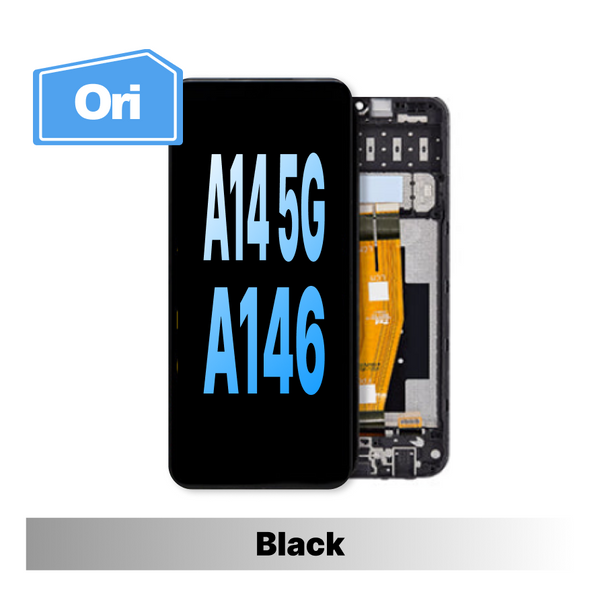 Samsung Galaxy A14 5G/A146B Original New Screen with Frame - Black