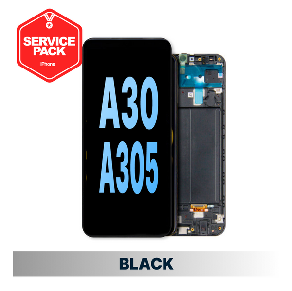 Samsung Galaxy A30/A305 Service Pack OLED Screen - Black