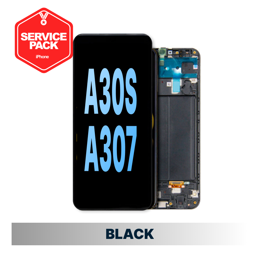 Samsung Galaxy A30S/A307 Service Pack OLED Screen - Black