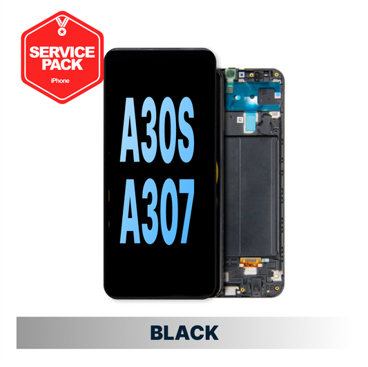 Samsung Galaxy A30S/A307 Service Pack OLED Screen - Black