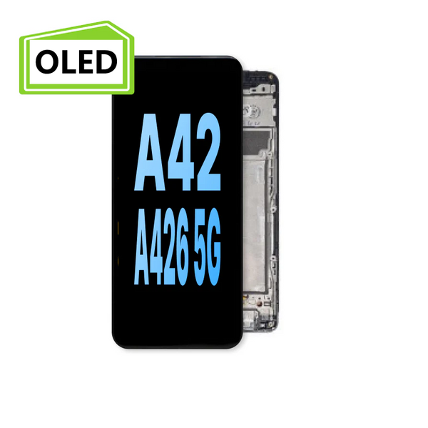 Samsung Galaxy A42 5G /A426 HQ Oled Screen with Frame - Black