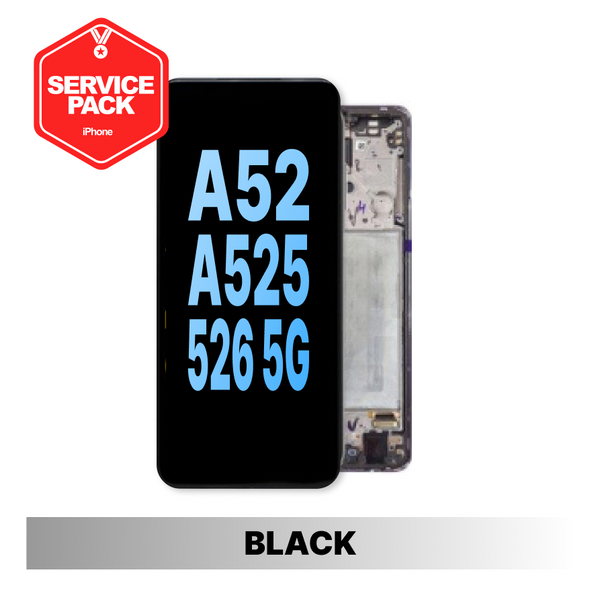 Samsung Galaxy A52/A525/526 5G Service Pack OLED Screen - Black