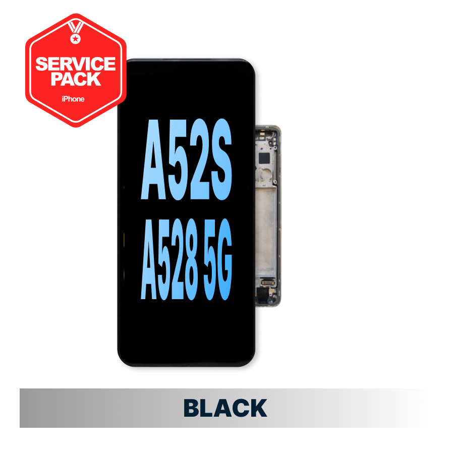 Samsung Galaxy A52S/A528B 5G Service Pack OLED Screen - Black