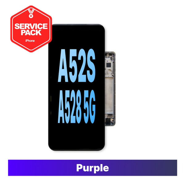 Samsung Galaxy A52S/A528B 5G Service Pack OLED Screen - Purple