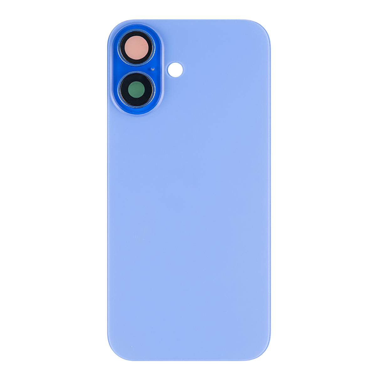 Iphone 16 Back Glass With Camera Lens + Magnet + Wireless Flex Charger + Adhesive OEM Ultramarine