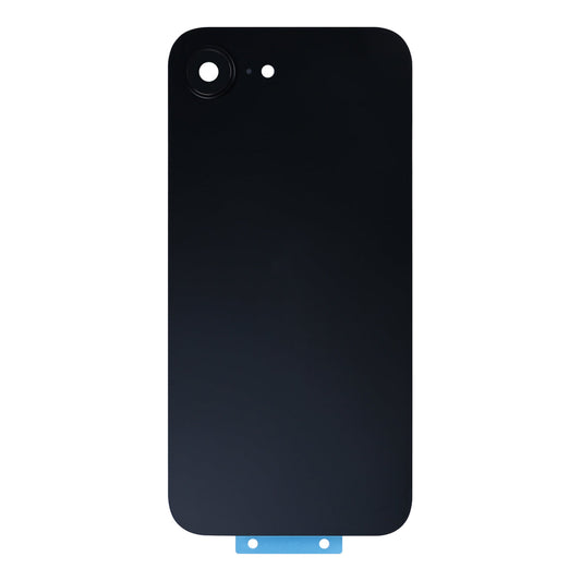 Iphone 16E Back Glass With Camera Lens And Wireless Flex Charger And Adhesive OEM Black