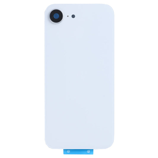 Iphone 16E Back Glass With Camera Lens And Wireless Flex Charger And Adhesive OEM White