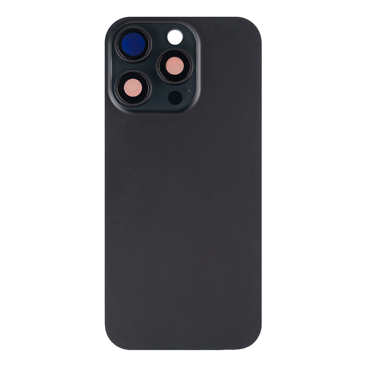 Iphone 16 Pro Max Back Glass With Camera Lens + Magnet + Wireless Flex Charger + Adhesive OEM Black Titanium