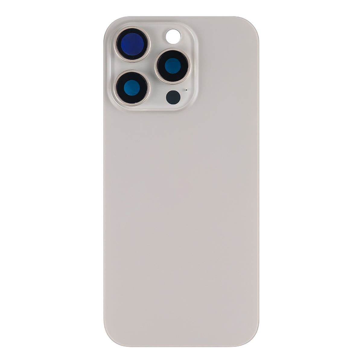 Iphone 16 Pro Back Glass With Camera Lens + Magnet + Wireless Flex Charger + Adhesive OEM Natural Titanium