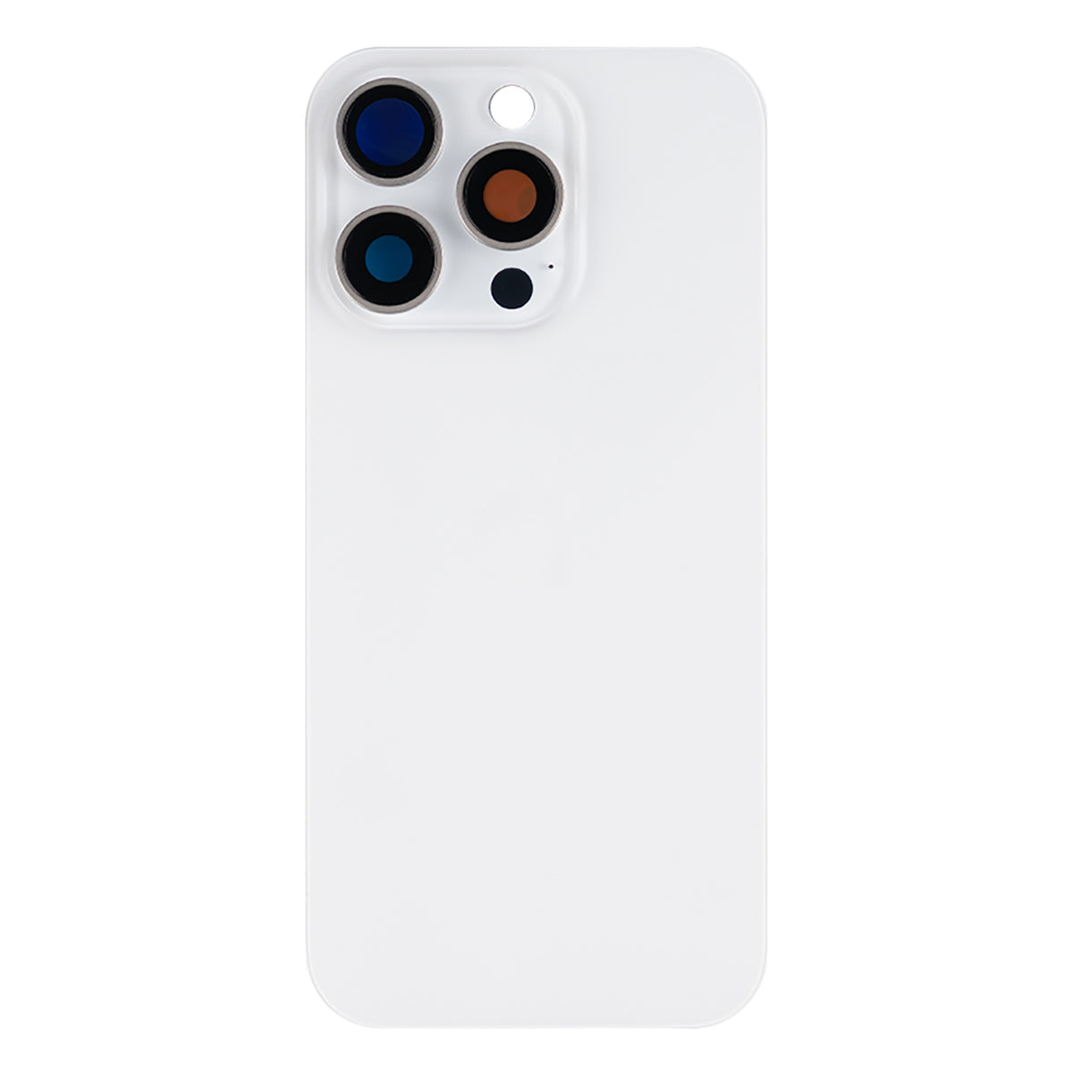 Iphone 16 Pro Back Glass With Camera Lens + Magnet + Wireless Flex Charger + Adhesive OEM White Titanium