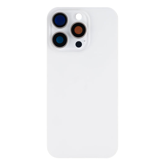 Iphone 16 Pro Back Glass With Camera Lens + Magnet + Wireless Flex Charger + Adhesive OEM White Titanium