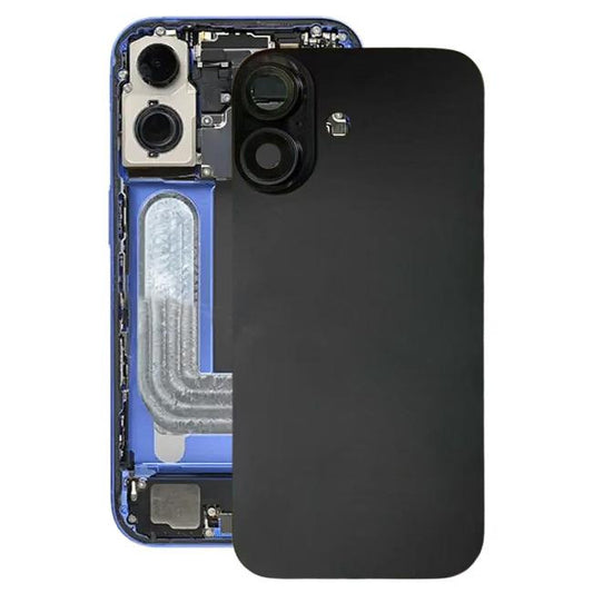 iPhone 17 Compatible Back Glass With Magsafe Magnet And Adhesive - Black