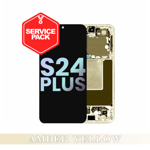 Samsung Galaxy S24 Plus Service Pack Screen - Amber Yellow