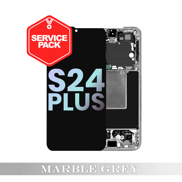 Samsung Galaxy S24 Plus Service Pack Screen - Marble Grey