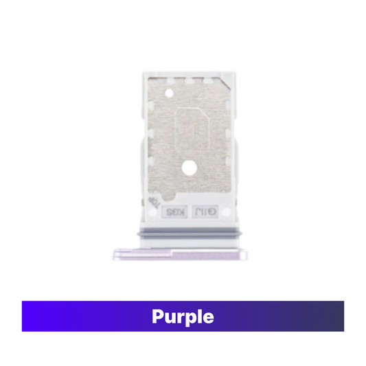 Single SIM Card Tray for Samsung Galaxy S23 FE-Purple-OEM
