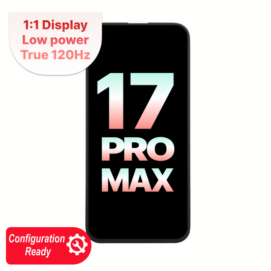 HX iPhone 17 Pro Max Soft Oled Aftermarket Assembly - Self Configuration
