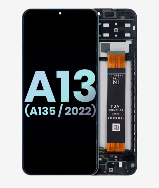Samsung Galaxy A13 4G/A135 Original New Screen with Frame - Black