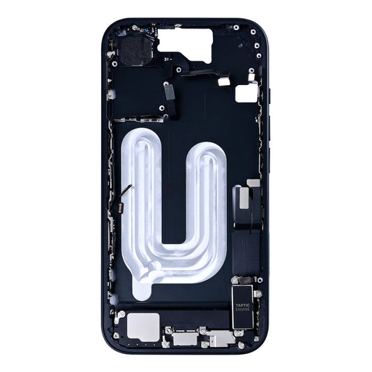 iPhone 16 Pull Mid Frame Housing With Small Parts - Black