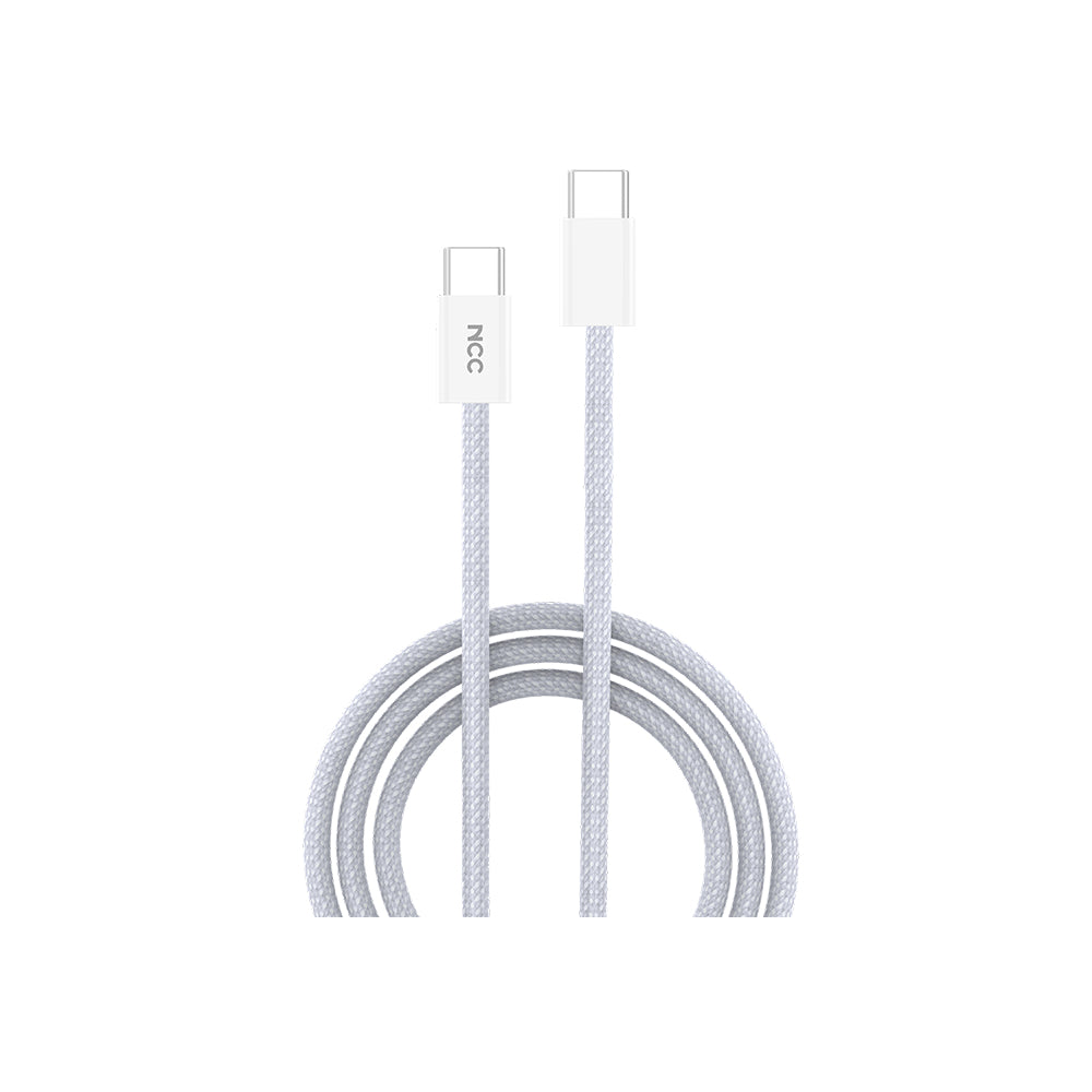 NCC D118CC USB-C to USB-C 60W 1.2M charging cable, white