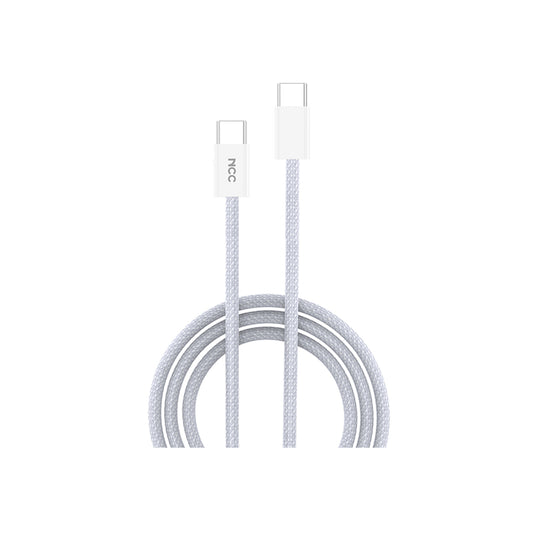 NCC D118CC USB-C to USB-C 60W 1.2M charging cable, white