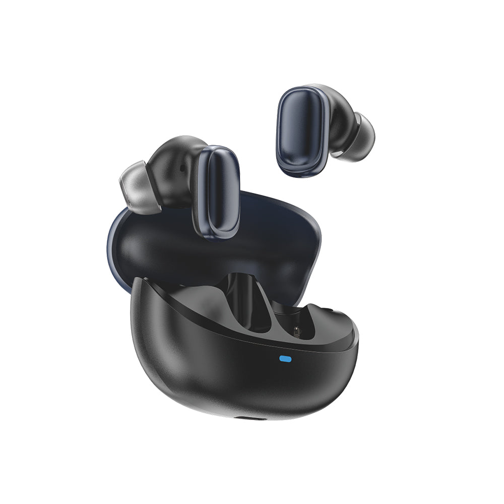 NCC LY-0501 AI translation Bluetooth earbuds, black and blue