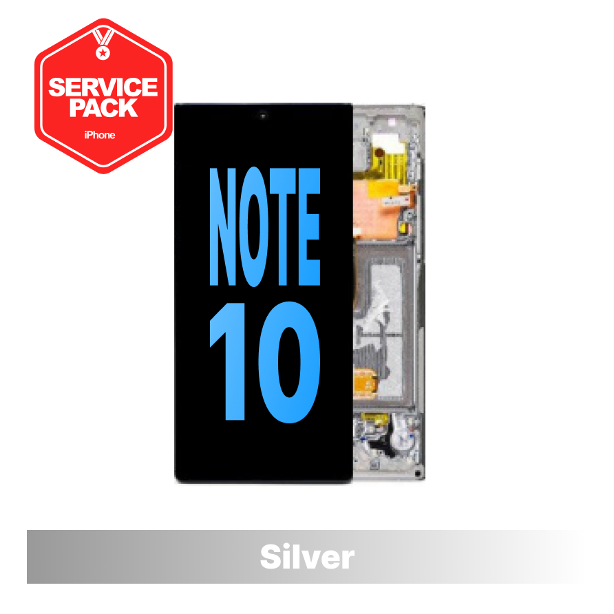 Samsung Galaxy Note 10 Service Pack Screen - Silver – mobiledirectau