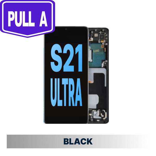 Samsung Galaxy S21 Ultra Pull A grade Screen - Black