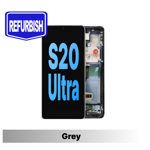 Samsung Galaxy S20 Ultra Refurbished Assembly Screen - Cosmic Grey