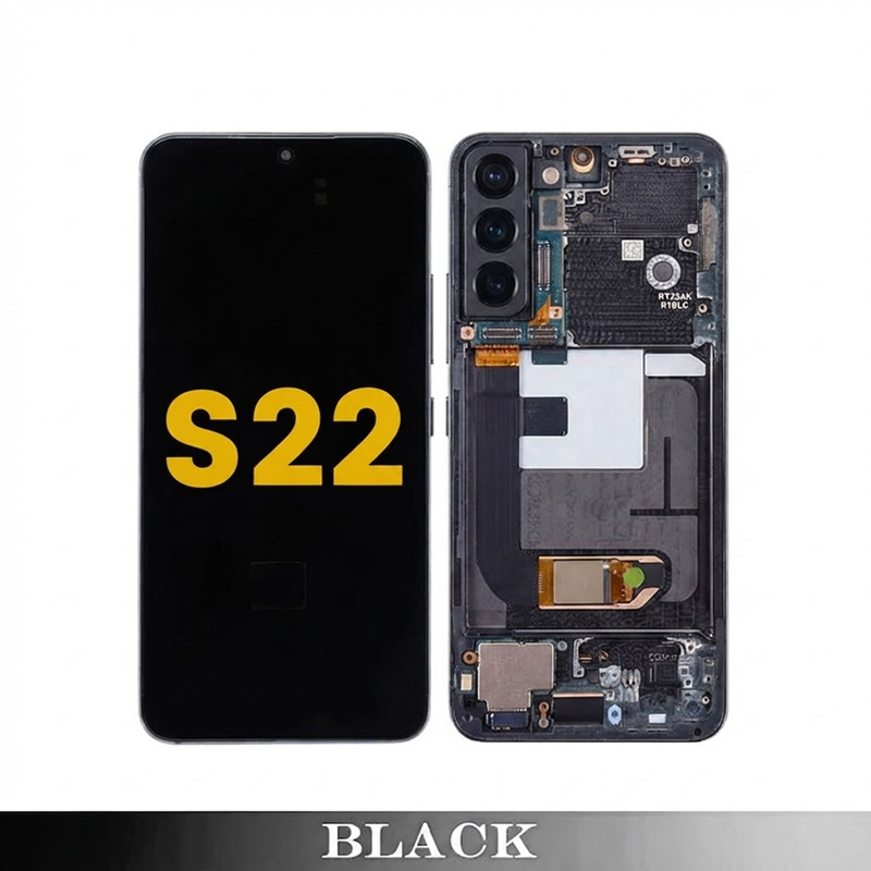 Samsung Galaxy S22 5G Compatible Amoled Assembly Soft Oled - Phantom Black