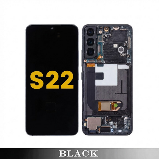 Samsung Galaxy S22 5G Compatible Amoled Assembly Soft Oled - Phantom Black