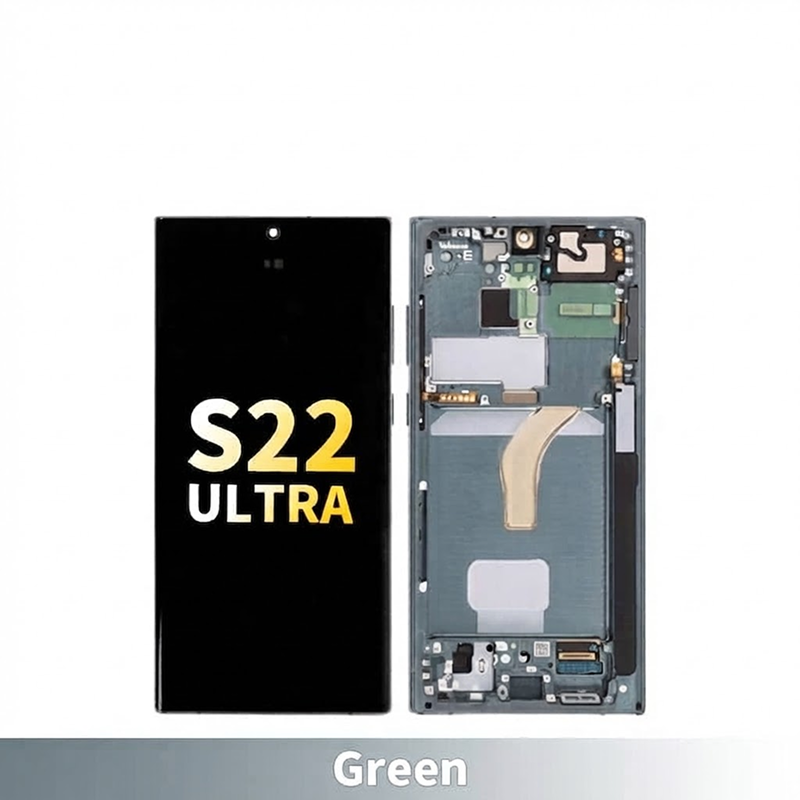 Samsung Galaxy S22 Ultra Compatible Amoled Assembly Soft Oled - Green