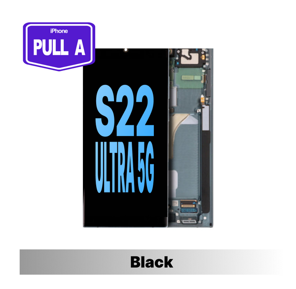 Samsung Galaxy S22 Ultra Pull A Grade Screen - Black
