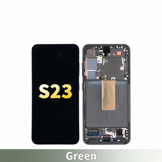 Samsung Galaxy S23 Compatible Amoled Assembly Soft Oled - Green