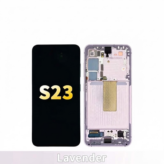 Samsung Galaxy S23 Compatible Amoled Assembly Soft Oled - Lavender