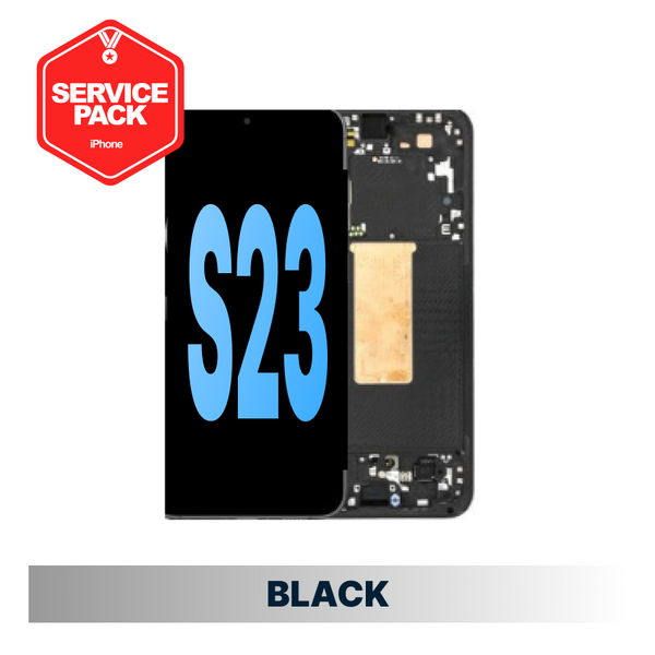 Samsung Galaxy S23 Service Pack Screen - Black