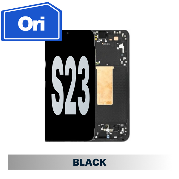 Samsung Galaxy S23 Brand New Assembly With Frame - Black
