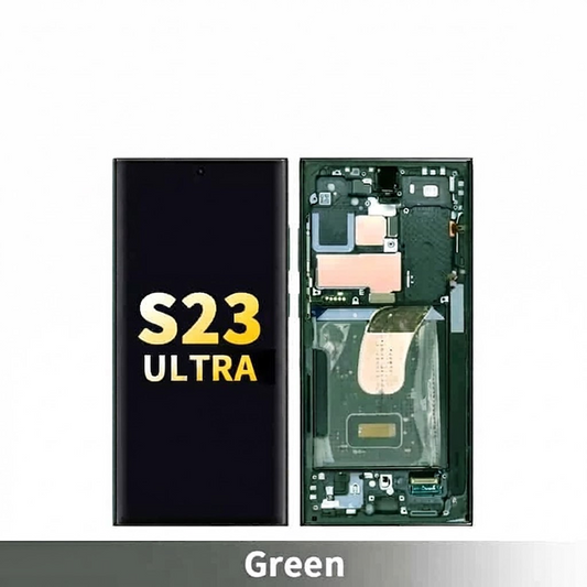 Samsung Galaxy S23 Ultra Compatible Amoled Assembly Soft Oled - Green