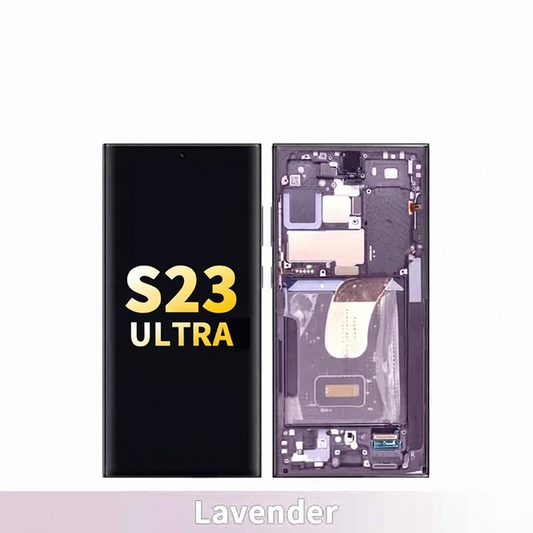 Samsung Galaxy S23 Ultra Compatible Amoled Assembly Soft Oled - Lavender