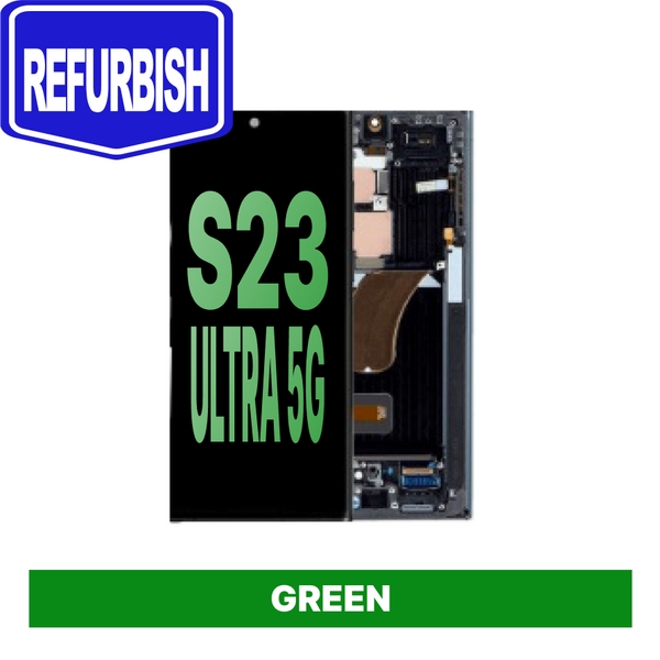 Samsung Galaxy S23 Ultra Refurbished  Assembly with Frame - Green