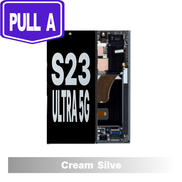 Samsung Galaxy S23 Ultra Pull A Grade Screen - Cream