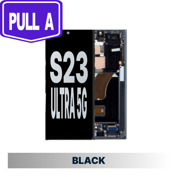 Samsung Galaxy S23 Ultra Pull A Grade Screen - Phantom Black